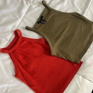 Bundle of 2 crop tops